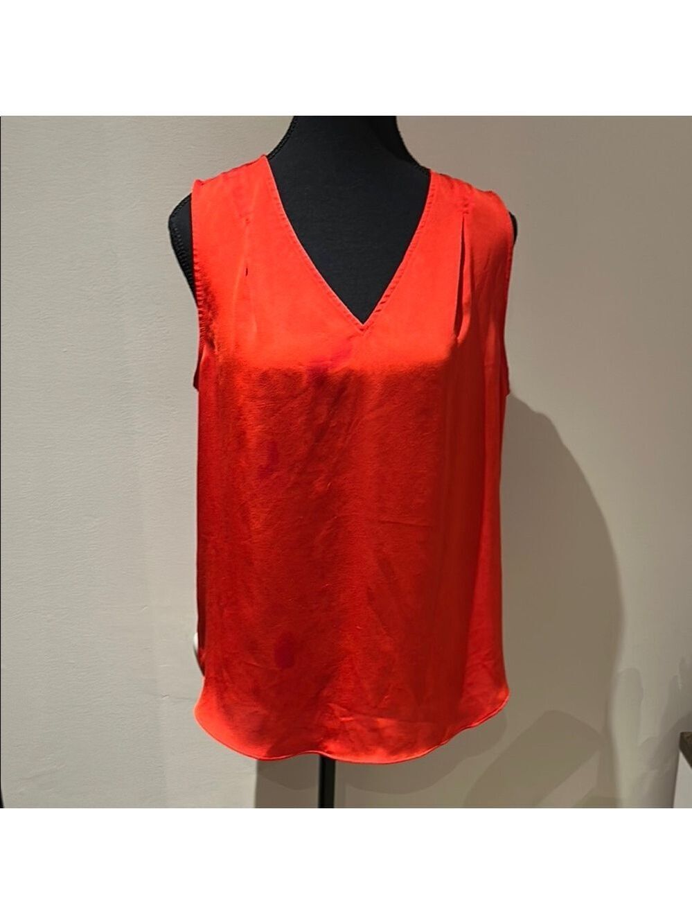 Elegant Red Sleeveless Top from Banana Republic